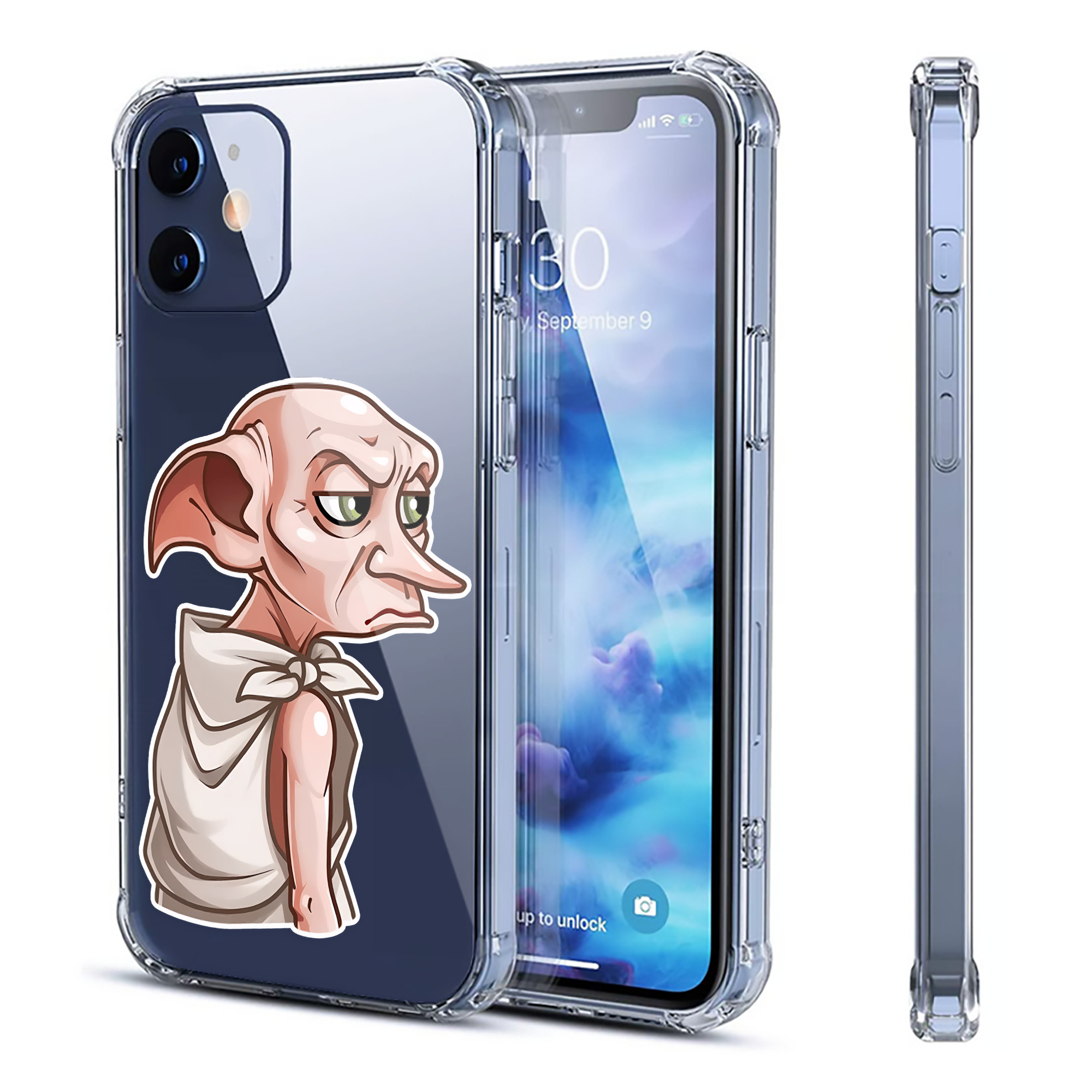 （画像用） Harry Potter ハリー・ポッターシリーズ 【iPhone 12シリーズ対応】透明スマホケース（クリアソフトケース）